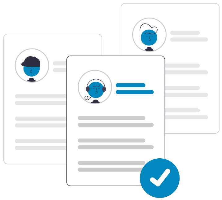 Hiring image from unDraw